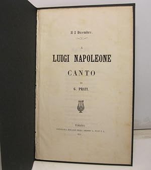 A Luigi Napoleone. Canto