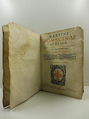 Martini Bonacinae S. T. et I. V. D. . Tractationes variae. Quarum prima est De simonia. Secunda D...