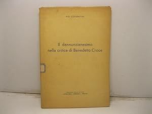 Il dannunzianesimo nella critica di Benedetto Croce.
