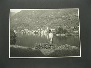 Lago di Como. Sala dall'isola Comacina. Fotografia originale
