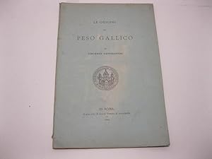 Le origini del Peso Gallico per Vincenzo Capobianchi