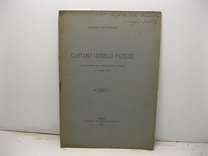 Gaetano Lionello Patuzzi. Commemorazione letta nell'Accademia di Verona il 5 maggio 1912