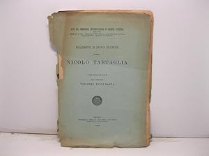 Frammenti di nuove ricerche intorno a Nicolo' Tartaglia. Comunicazione dell'ingegnere Vincenzo To...