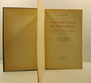 Campioni italiani del puro sangue (da Andreina a Jacoppa del Sellaio). Cronistoria aneddotica del...