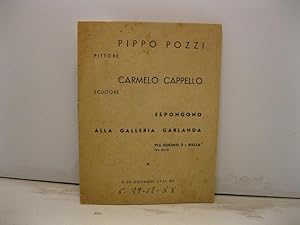 Pippo Pozzi pittore Carmelo Cappello scultore espongomo alla Galleria Garlanda. Biella, 6-20 dice...