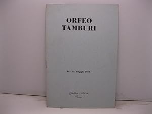 Orfeo Tamburi 16-31 maggio 1955. Galleria Alibert-Roma