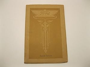 Ford. The universal car. Spanish edition