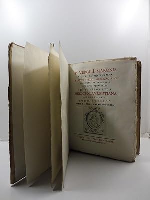 Codex antiquissimus a Rufio Turcio Aproniano V. C. distinctus et emendatus qui nunc Florentiae in...