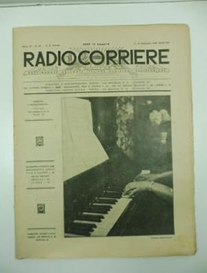 Radiocorriere. Settimanale dell'Ente Italiano audizioni radiofoniche, anno IX, n. 38