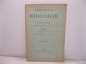 Archives italiennes de biologie. Revues, resumes, reproductions des travaux scientifiques italien...
