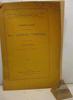 Commemorazione del corrispondente Prof. Adolfo Venturi letta nella seduta del 7 febbraio 1915. Es...
