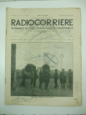 Radiocorriere. Settimanale dell'Ente Italiano audizioni radiofoniche, anno IX, n. 49