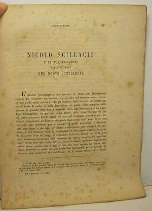 Nicolo' Scillacio e la sua relazione sulla scoperta del nuovo continente