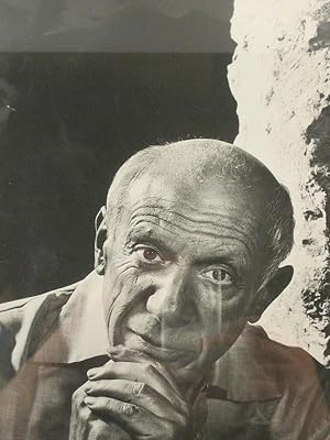 Pablo Picasso. Painter and sculptor. Portrait study by Karsh of Ottawa.