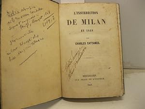 L'insurrection de Milan en 1848 par C. C.