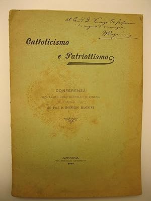 Cattolicismo e Patriottismo Conferenza tenuta nel Liceo Marcello in Venezia il 2 Aprile 1895