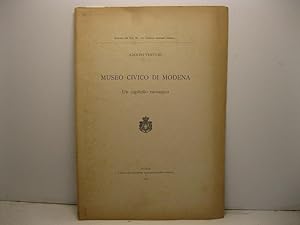 Museo Civico di Modena. Un capitello romanico. Estratto dal vol. III 'Le Gallerie nazionali itali...