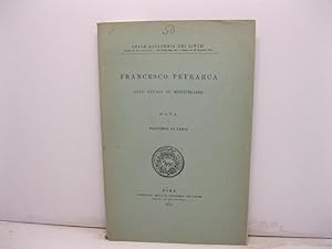 Francesco Petrarca allo studio di Montpellier. Nota