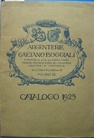 Argenterie Gaetano Boggiali fornitore di S. M. la regina madre, grande medaglia d'oro del Ministe...