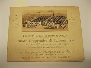 Industria mobili di lusso E. Comuni. Unione cooperativa di falegnameria Cassina Savina (di Cesano...