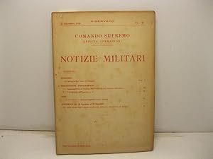 Comando supremo. Ufficio di operazioni. Notizie militari. La battaglia dell'Aisne