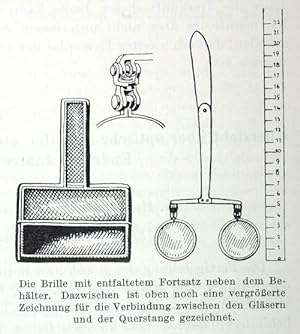 Eine Stirnfortsatzbrille (pp.161-162, 1 Abb.).