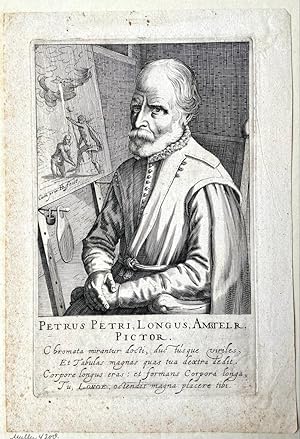 [Antique print, etching and engraving] [27] Petrus Petri, Longus, Amstelr. Pictor (Pictorum aliqu...