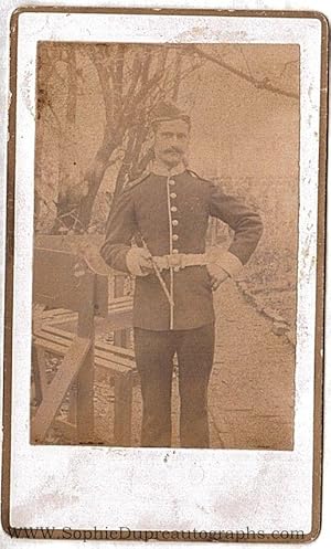 Portrait carte-de-visite Photograph of a Non-Commissioned Officer in Dress Uniform,