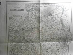 Das europäische Rußland, Maßstab 1:6,588.000, vermutlich aus: Heinrich Kiepert's "Grosser Handatlas"