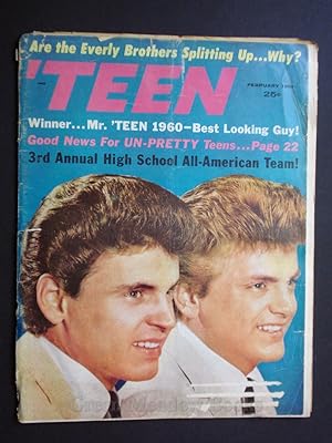 TEEN ARE THE EVERLY BROTHERS SPLITTING UP. FEBRUARY 1961