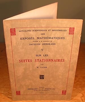 SUR LES SUITES STATIONNAIRES (exposés mathématiques publiés à la mémoire de Jacques Herbrand)