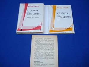 Carnets d'un fanatique. Tomes I et II. (édition augmentée).+ CAMUS Albert ou: Le Sisyphe Fatigué