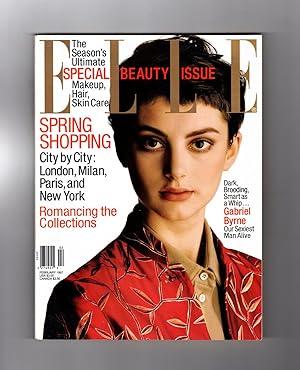 Elle Magazine - February, 1997. Special Beauty Issue; Spring Shopping International: London, Mila...