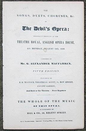 The Songs, Duets, Choruses, &c. in The Devil's Opera: Originally Produced at the Theatre Royal, E...