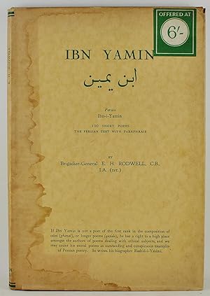 Ibn Yamin Persice Ibn-i-Yamin 100 Short Poems The Persian Text with Paraphrase 1st Edition