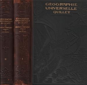 Géographie universelle quillet en 2 tomes