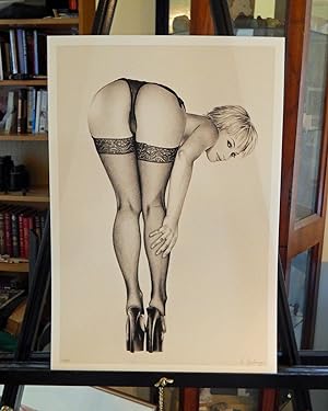 "The Perfect View" - Erik Drudwyn Signed Limited Edition, #19 of 50. Charcoal Giclée. February, 2014