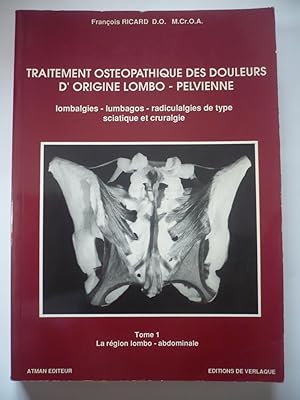 Traitement ostépathique des douleurs d'origine lombo-pelvienne (lombalgies, lumbagos, radiculalgi...