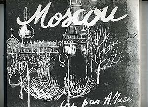 MOSCOU vu par Masri. Impressions de Moscou par Jacques Madaule, présentations du peintre Jean Mil...