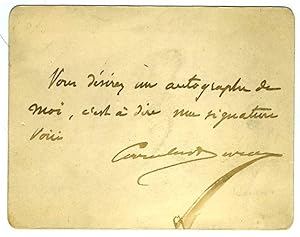 Carolus Duran autograph