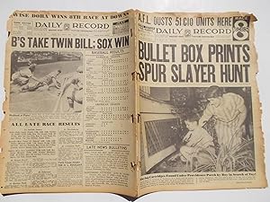 Daily Record (Thursday, July 22, 1937): Boston's Home Picture Newspaper (Cover Headline: BULLET B...