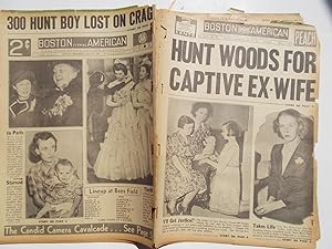 Boston Evening American (Wednesday, July 19, 1939) Newspaper (Cover Headline: HUNT WOODS FOR CAPT...