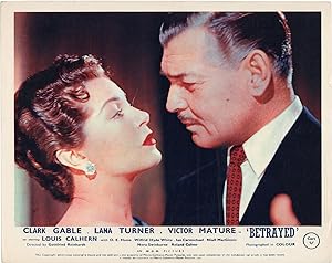 Betrayed (Original British front-of-house card from the 1954 film)