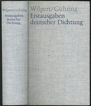 Erstausgaben deutscher Dichtung. Eine Bibliographie zur deutschen Literatur 1600-1960.