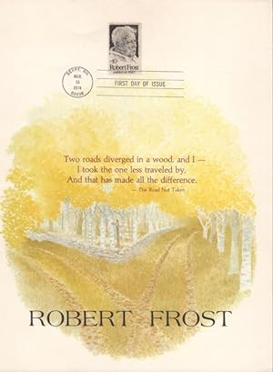 Robert Frost: Specially Imprinted Commemorative Stamp Portfolio for complimentary distribution to...