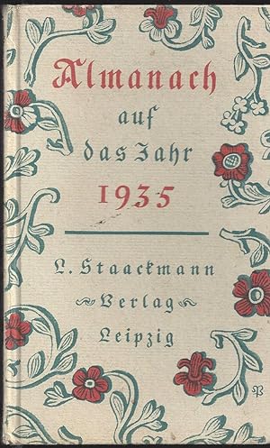 Almanach auf das Jahr 1935.