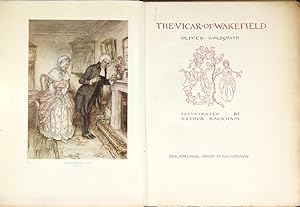 The vicar of Wakefield . Illustrated by Arthur Rackham