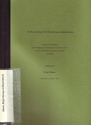 Der Erwerb kognitiver Handlungsrepräsentationen. Inaugural-Dissertation zur Erlangung des Doktorg...