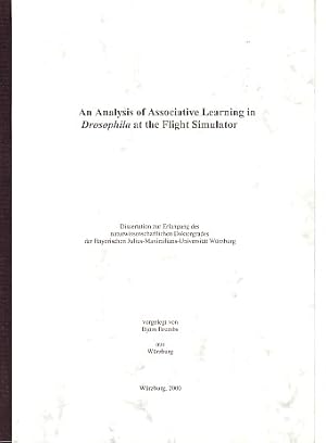 An Analysis of Associative Learning in Drosophila at the Flight Simulator. Dissertation zu Erlang...