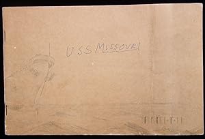 1945 USS MISSOURI BB-63 WWII SHAKEDOWN/MAIDEN CRUISE BOOK
